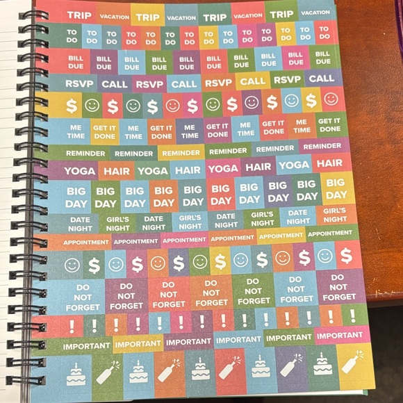 NWT 2026 Weekly Planner “You Did Not Wake Up Today To Be Mediocre” W/ Stickers - Picture 5 of 7